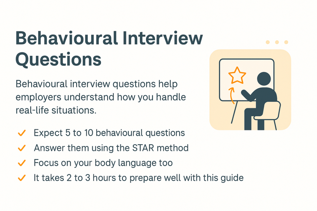 Behavioural interview questions