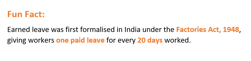 earned leave fact