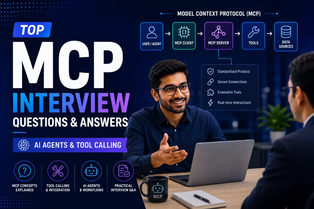 Top MCP Interview Questions & Answers: AI Agents & Tool Calling