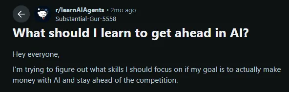 AI learning