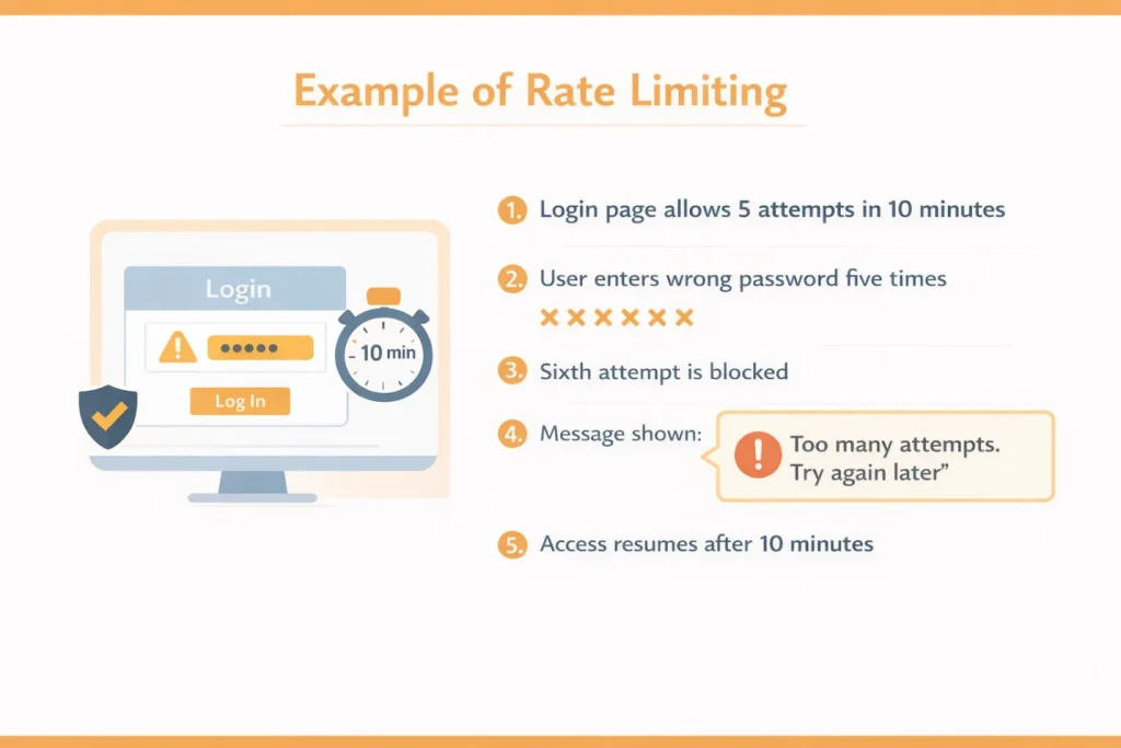 Example of rate limiting