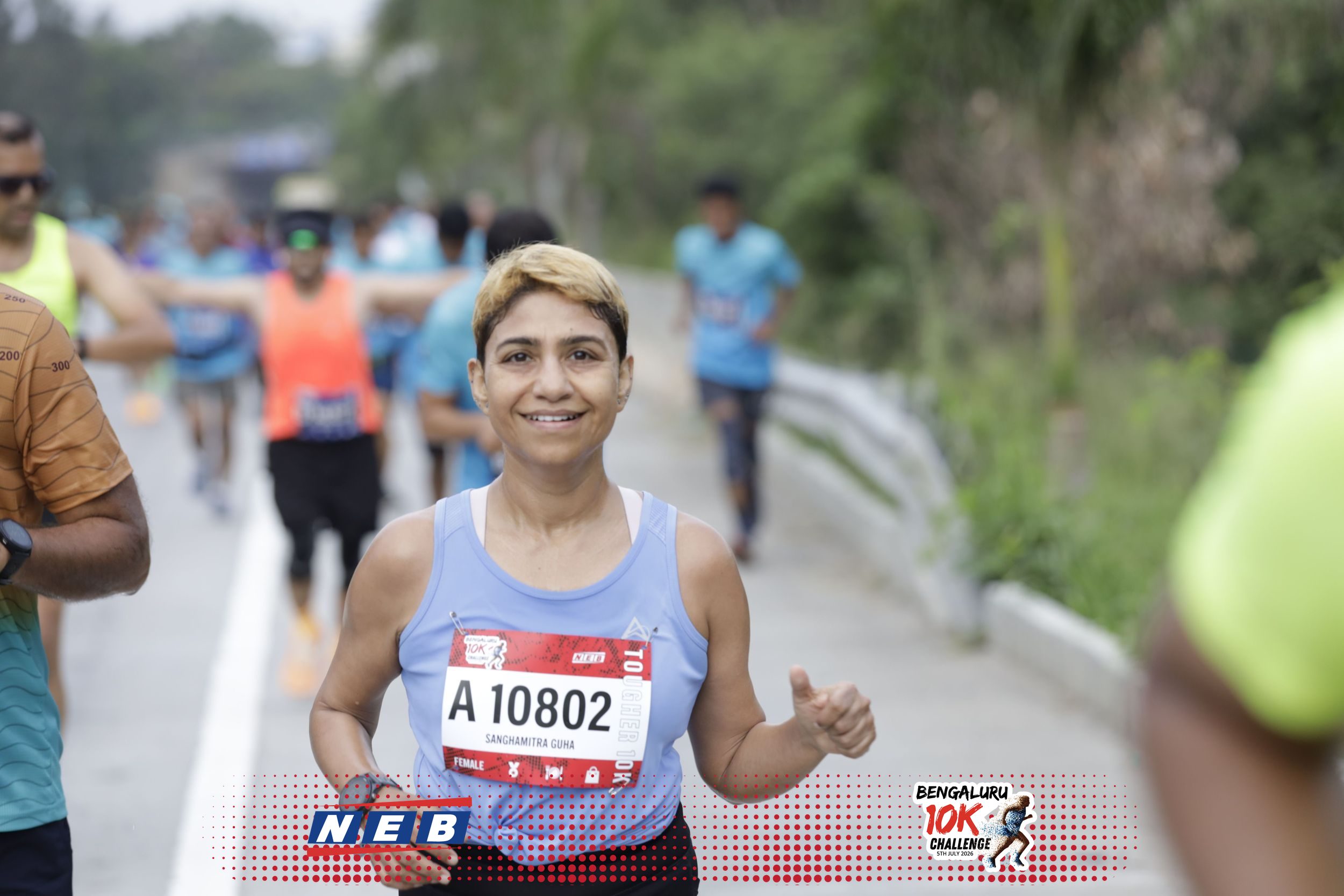 Sanghamitra Guha running marathon