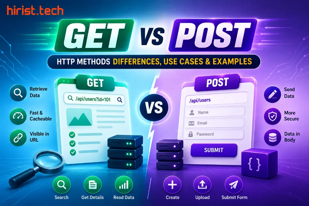 GET vs POST: HTTP Methods Differences, Use Cases & Examples
