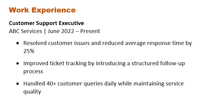 resume summary achievements 2