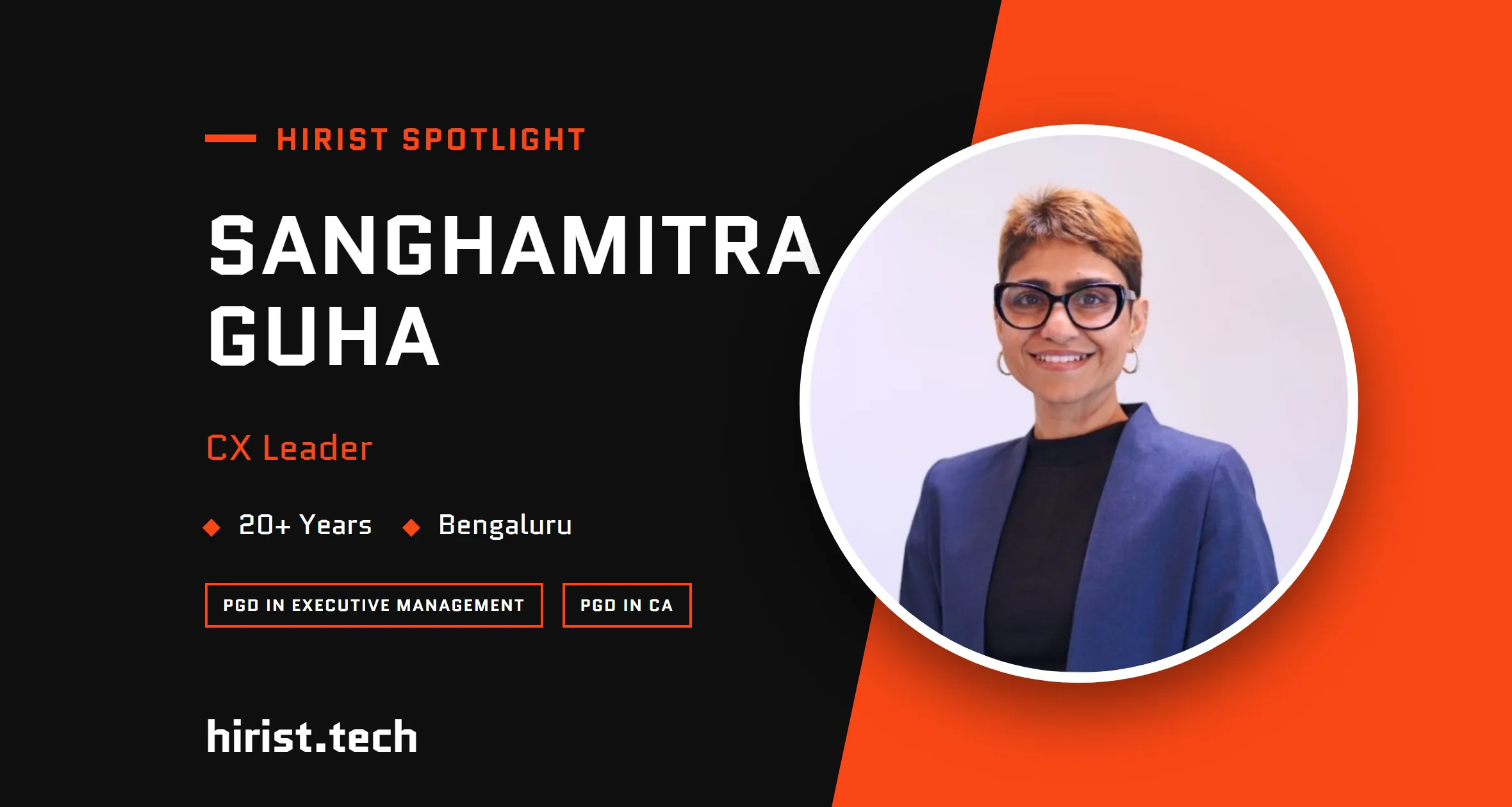 Sanghamitra Guha - CX Leader